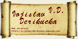 Vojislav Derikučka vizit kartica